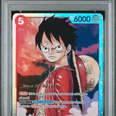 [BUNJANG] One Piece Card Game Luffy Super Pre-Release PSA 10 / PSA10 영판 루피 슈퍼 프리릴리즈 ST01-012 원피스카드