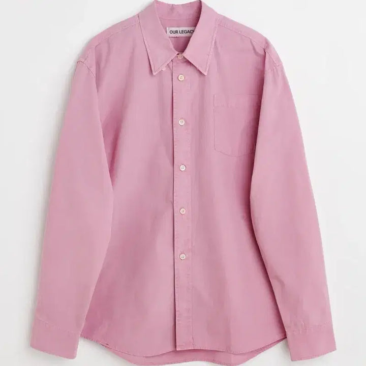 [BUNJANG] Our Legacy Beyond Duchess Pink Poplin Shirt / 아워레가시 비욘드 더치스 핑크 포플린 셔츠 48(M) 사이즈 판매합니다.