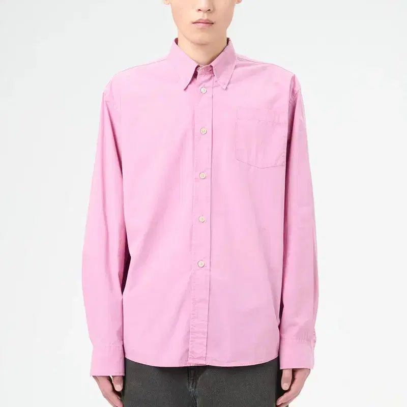 [BUNJANG] Our Legacy Beyond Duchess Pink Poplin Shirt / 아워레가시 비욘드 더치스 핑크 포플린 셔츠 48(M) 사이즈 판매합니다.