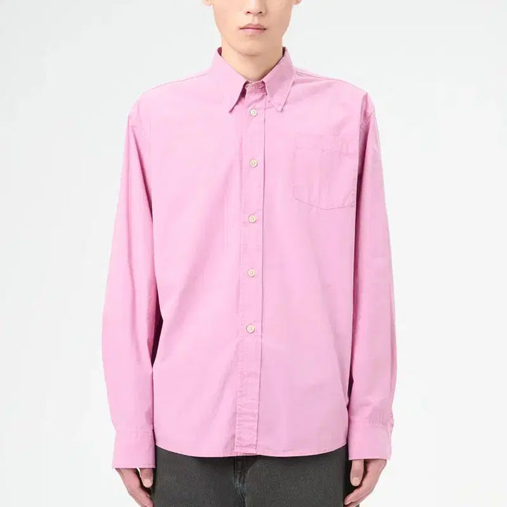 [BUNJANG] Our Legacy Beyond Duchess Pink Poplin Shirt / 아워레가시 비욘드 더치스 핑크 포플린 셔츠 48(M) 사이즈 판매합니다.