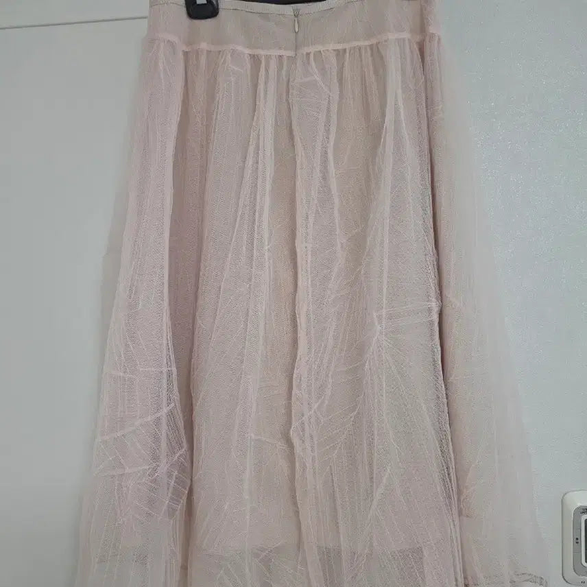 [BUNJANG] Object Glitter Chiffon Skirt / 오브제 글리터 샤스커트
