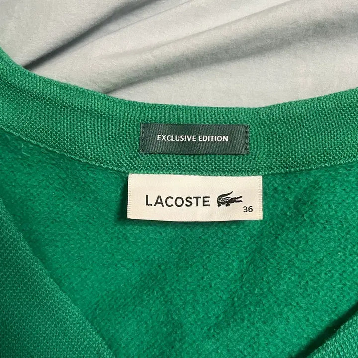[SOLD OUT] BEAMS 라코스테 가디건 그린 (한정판)
