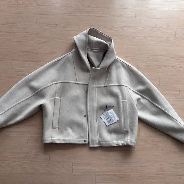 [BUNJANG] Solid Homme Handmade Hooded Jacket Ivory / 솔리드옴므 핸드메이드 후드자켓 아이보리 48