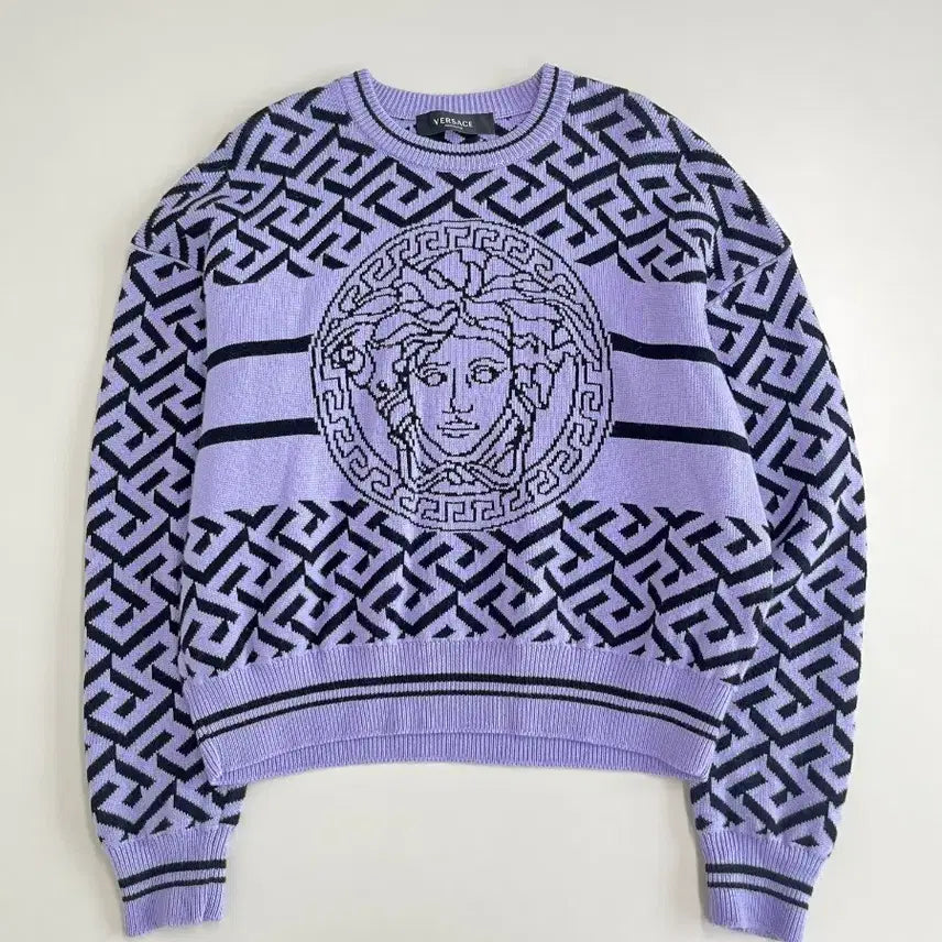 [BUNJANG] Versace Medusa Logo Knit / [정품] 베르사체 메두사 로고 니트 (드라마 내일 김희선 착용)