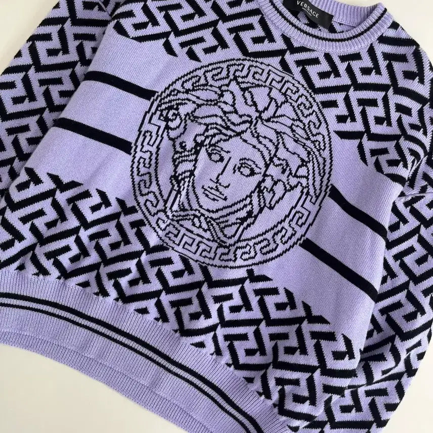 [BUNJANG] Versace Medusa Logo Knit / [정품] 베르사체 메두사 로고 니트 (드라마 내일 김희선 착용)
