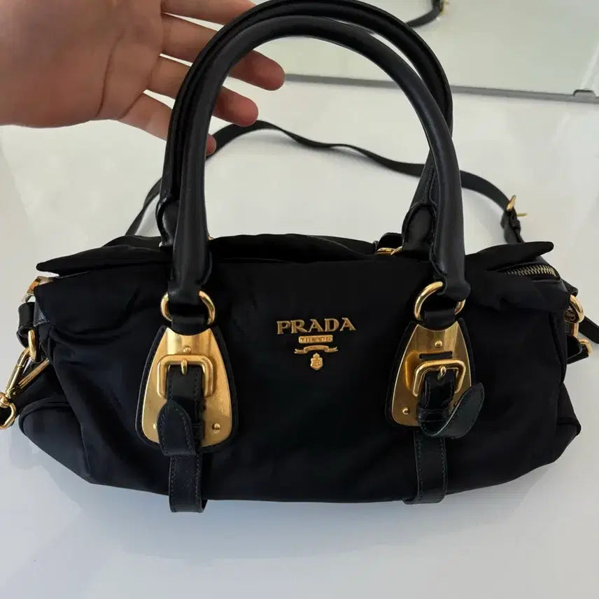 [BUNJANG] Prada Pocono Nylon Black Tote Bag / 프라다 포코노 나일론 블랙 토트백
