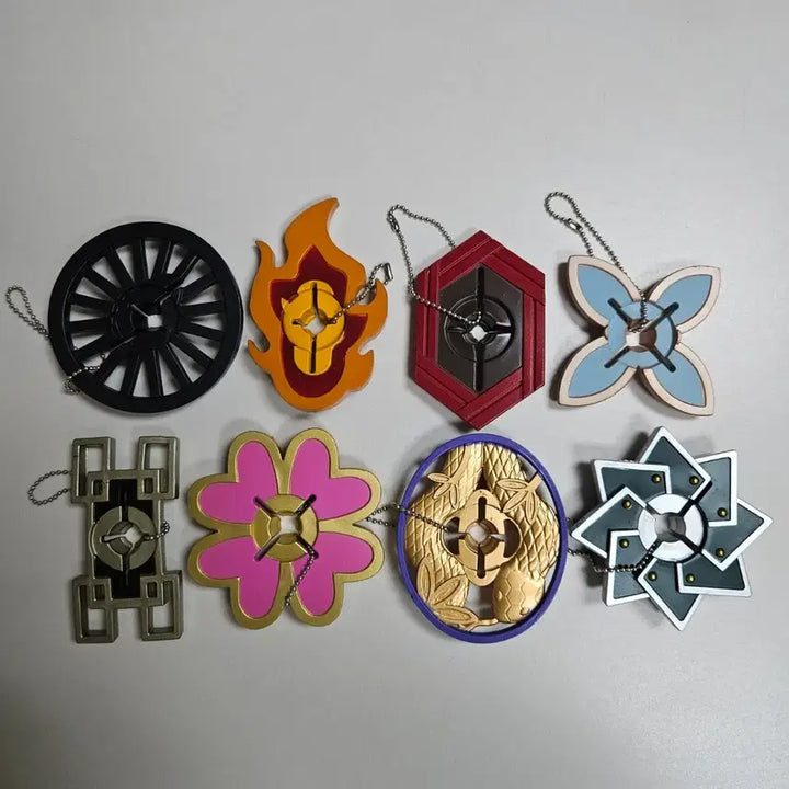 [SOLD OUT] 귀멸의칼날 일륜도 우산 마커 코등이 가챠 일괄