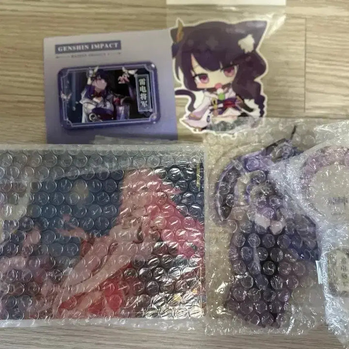 [BUNJANG] Genshin Impact Raiden Shogun Goods Bundle Set / 원신 라이덴 쇼군 굿즈 세트