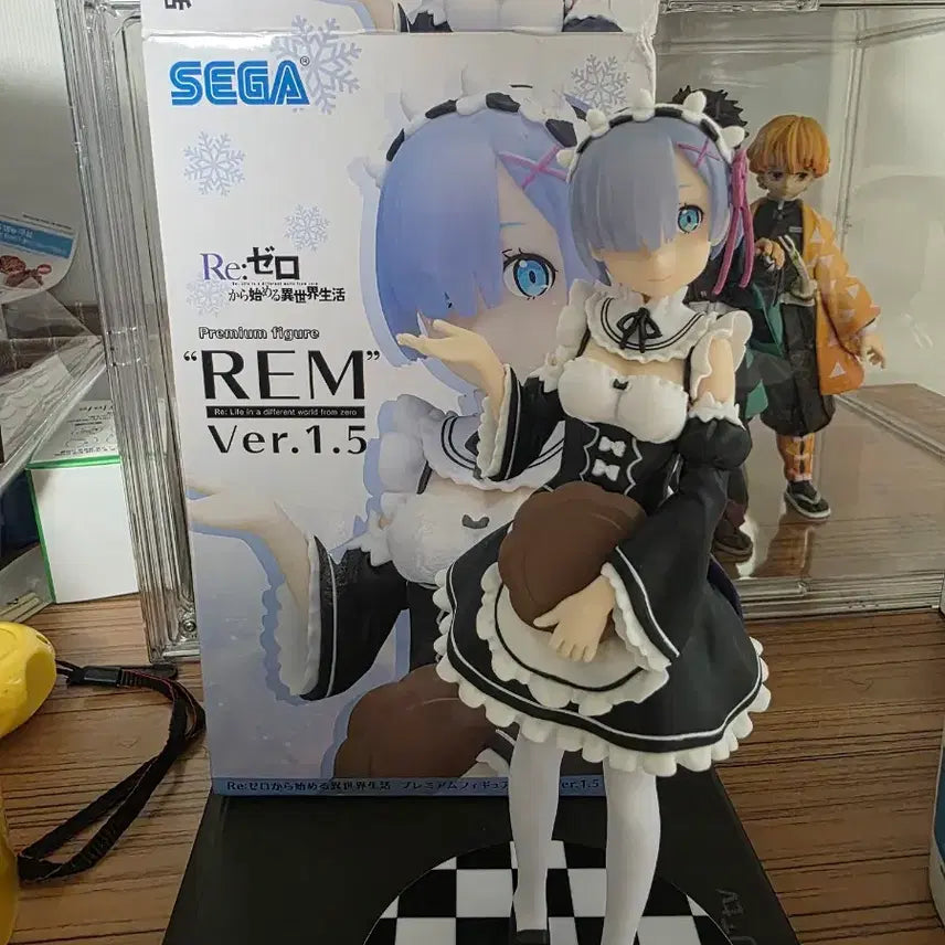 [BUNJANG] Sega Re:Zero Rem Figure Ver.1.5 / (개봉)세가 리제로 렘 피규어 Ver.1.5