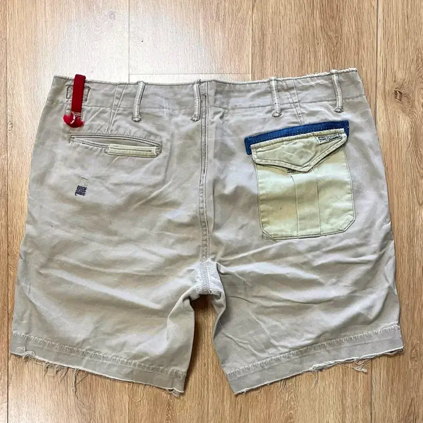 [BUNJANG] Polo Ralph Lauren Aztec Navajo Chino Shorts / 국내 유일 폴로 랄프로렌 아즈텍 나바호 빈티지 데미지 치노 쇼츠 반바지