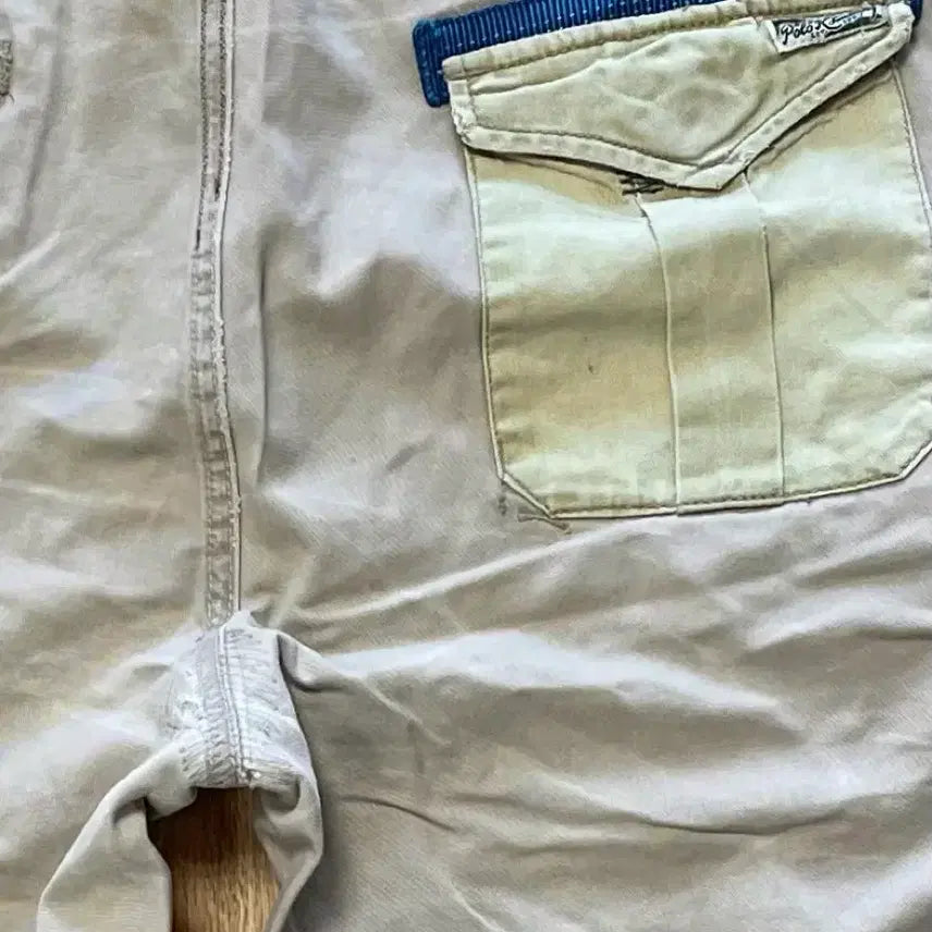 [BUNJANG] Polo Ralph Lauren Aztec Navajo Chino Shorts / 국내 유일 폴로 랄프로렌 아즈텍 나바호 빈티지 데미지 치노 쇼츠 반바지