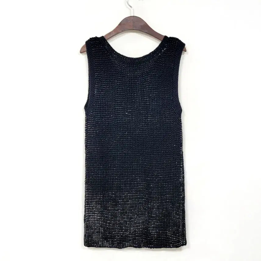[BUNJANG] Gerard Darel Sequin Sleeveless Knit Top / 제라드다렐 니트 스팽글 슬리브리스 매장판 Y899