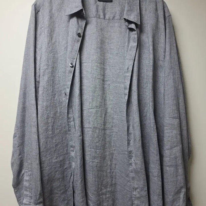 [BUNJANG] Theory Irving Linen Shirt / Theory 띠어리 그레이 린넨 셔츠