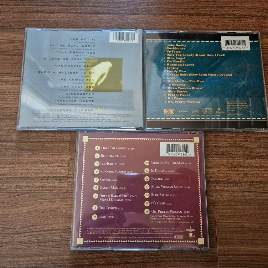 [BUNJANG] Roy Orbison 3 CD Album Collection / 로이 오비슨 Roy Orbison CD 앨범 모음 (3장)