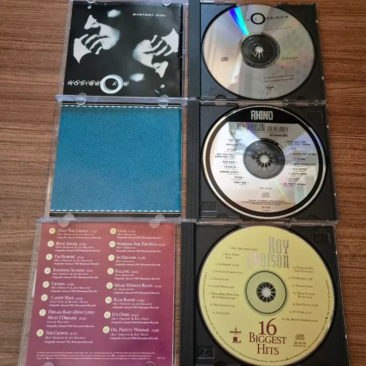 [BUNJANG] Roy Orbison 3 CD Album Collection / 로이 오비슨 Roy Orbison CD 앨범 모음 (3장)