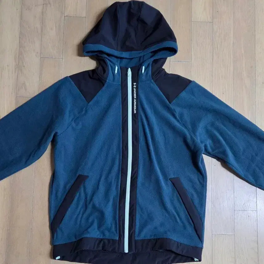 [BUNJANG] Under Armour Fleece Zip-Up Hoodie - Size L / 언더아머 포근포근 기모 후리스 후드집업 100사이즈