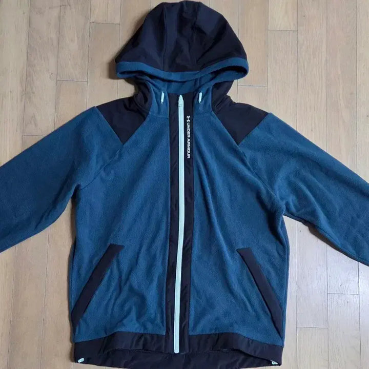 [BUNJANG] Under Armour Fleece Zip-Up Hoodie - Size L / 언더아머 포근포근 기모 후리스 후드집업 100사이즈