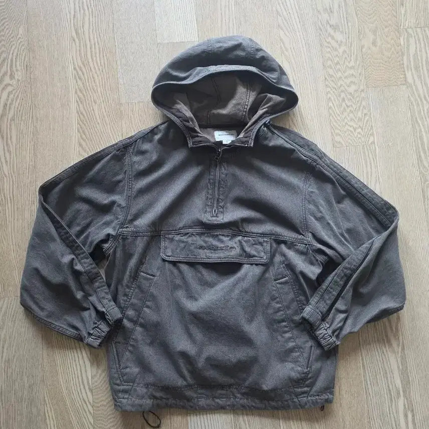 [BUNJANG] thisisneverthat Anorak Jacket Hoodie Brown / 디스이즈네버댓 아노락 자켓 후드 브라운