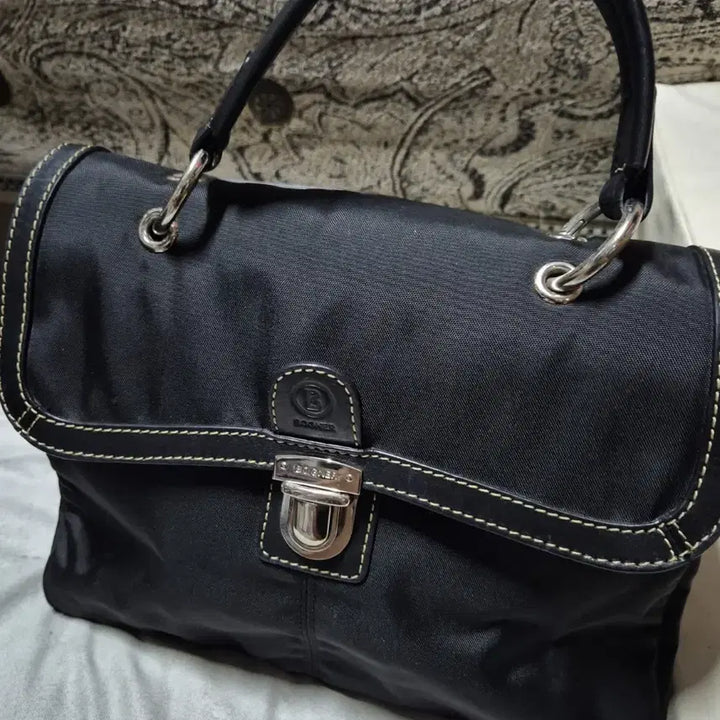 [BUNJANG] BOGNER Black Re-Nylon Tote Bag / 보그너 BOGNER 브랙 리나일론 토트백 거의새거