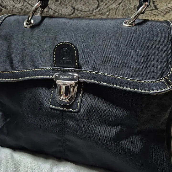 [BUNJANG] BOGNER Black Re-Nylon Tote Bag / 보그너 BOGNER 브랙 리나일론 토트백 거의새거