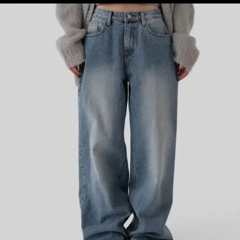 [BUNJANG] Autumn Vintage Wide Denim M / 어텀 빈티지 와이드 데님 M