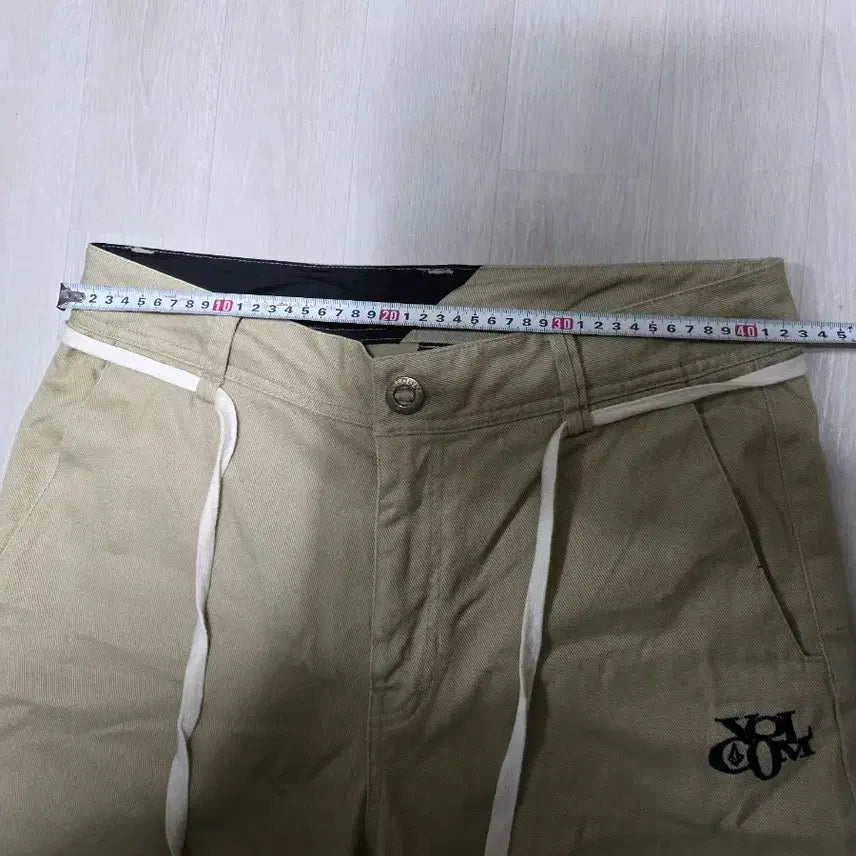 [BUNJANG] VOLCOM Beige Cotton Pants / VOLCOM 볼컴 베이지색 면바지