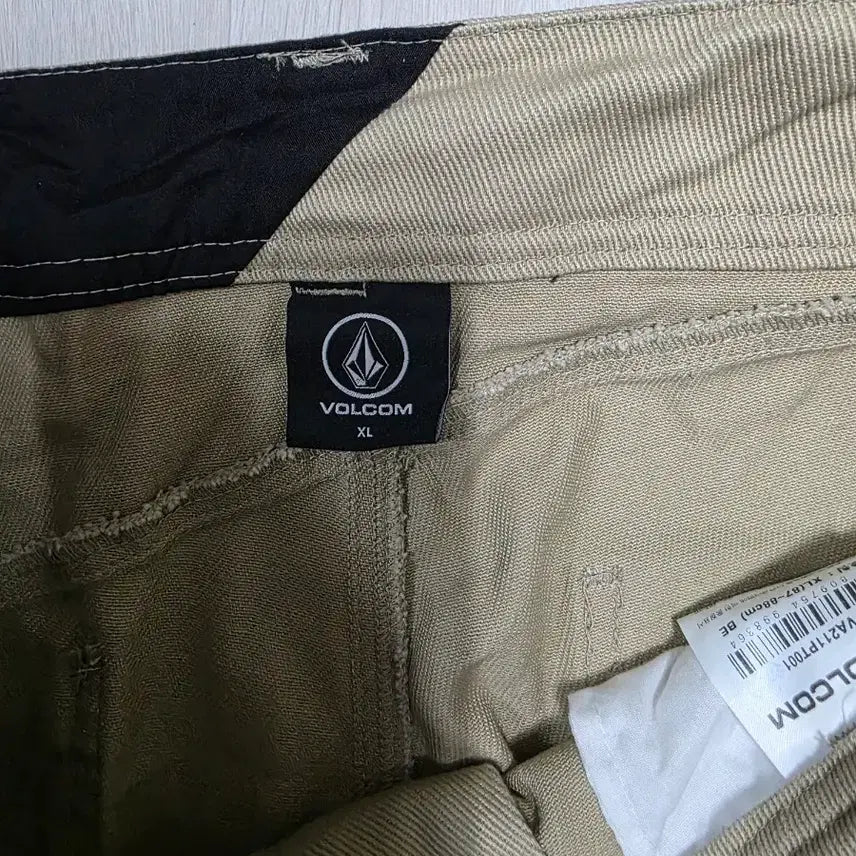 [BUNJANG] VOLCOM Beige Cotton Pants / VOLCOM 볼컴 베이지색 면바지