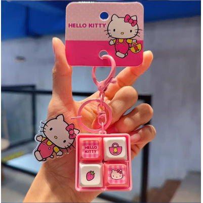 [BUNJANG] Sanrio Hello Kitty Keyboard Keycap Keyring / 산리오 정품 헬로키티 키보드 키캡 키링