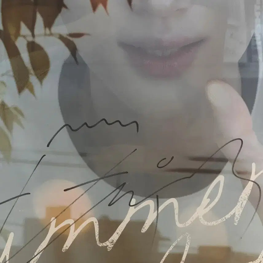 [BUNJANG] Byeon Woo Seok Taiwan Fanmeeting Signed Poster / 변우석 첫번째 대만 팬미팅 친필사인 포스터