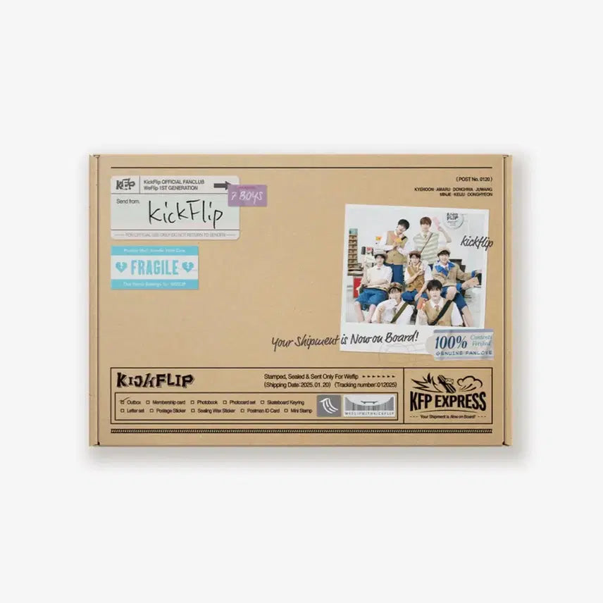 [SOLD OUT] 킥플립 kickflip 위플립 1기 멤버십 키트