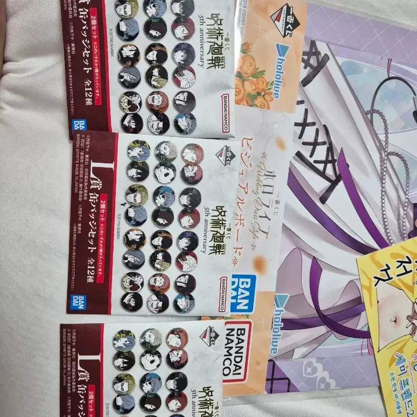 [BUNJANG] Jujutsu Kaisen 5th Anniversary Badge Bundle Set / 주술회전 5주년 기념 뱃지 세트 일괄