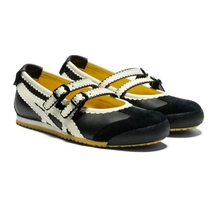 [BUNJANG] Onitsuka Tiger Mary Jane Silver/Beige Women&