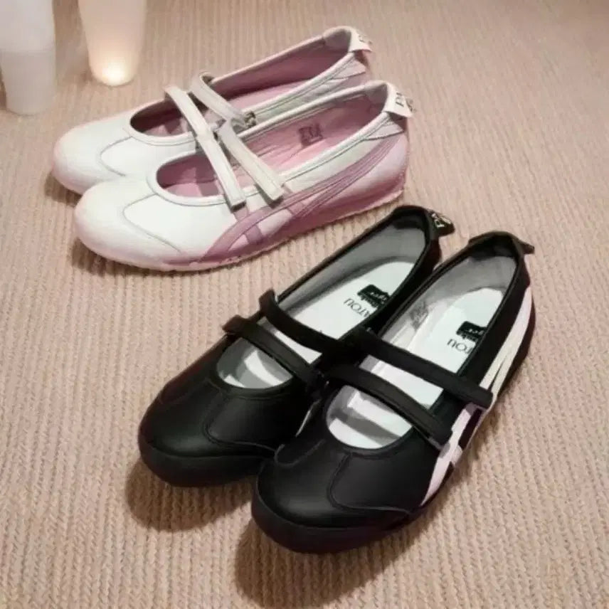 [BUNJANG] Onitsuka Tiger Mary Jane Silver/Beige Women&
