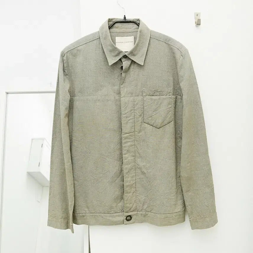 [BUNJANG] Stephan Schneider Coverall Jacket / 스테판슈나이더 샘플 히든버튼 커버올 자켓