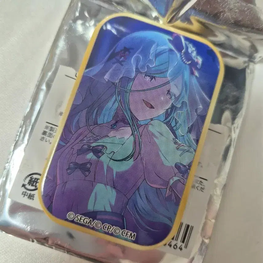 [BUNJANG] Hinomori Shizuku Wonder Horror Square Can Badge / 히노모리 시즈쿠 원더호러 사각 캔뱃지 각후
