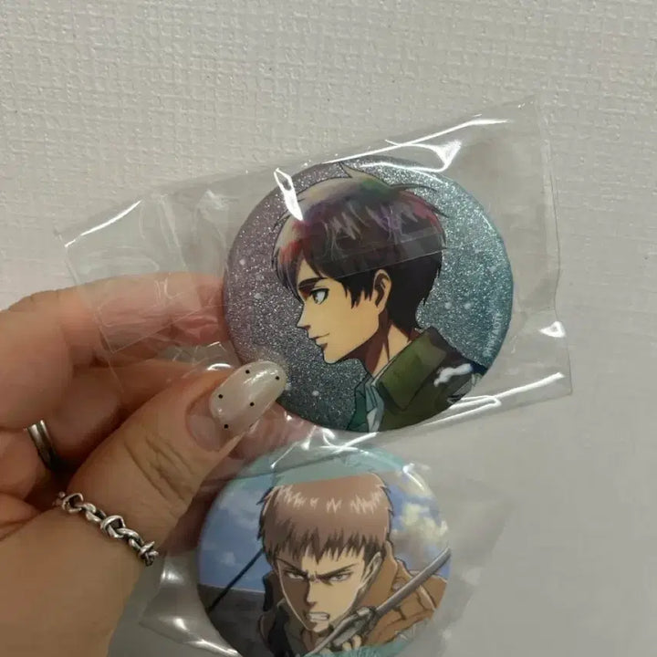 [BUNJANG] Attack on Titan Can Badge Bundle Set / 진격거 캔뱃지 일괄