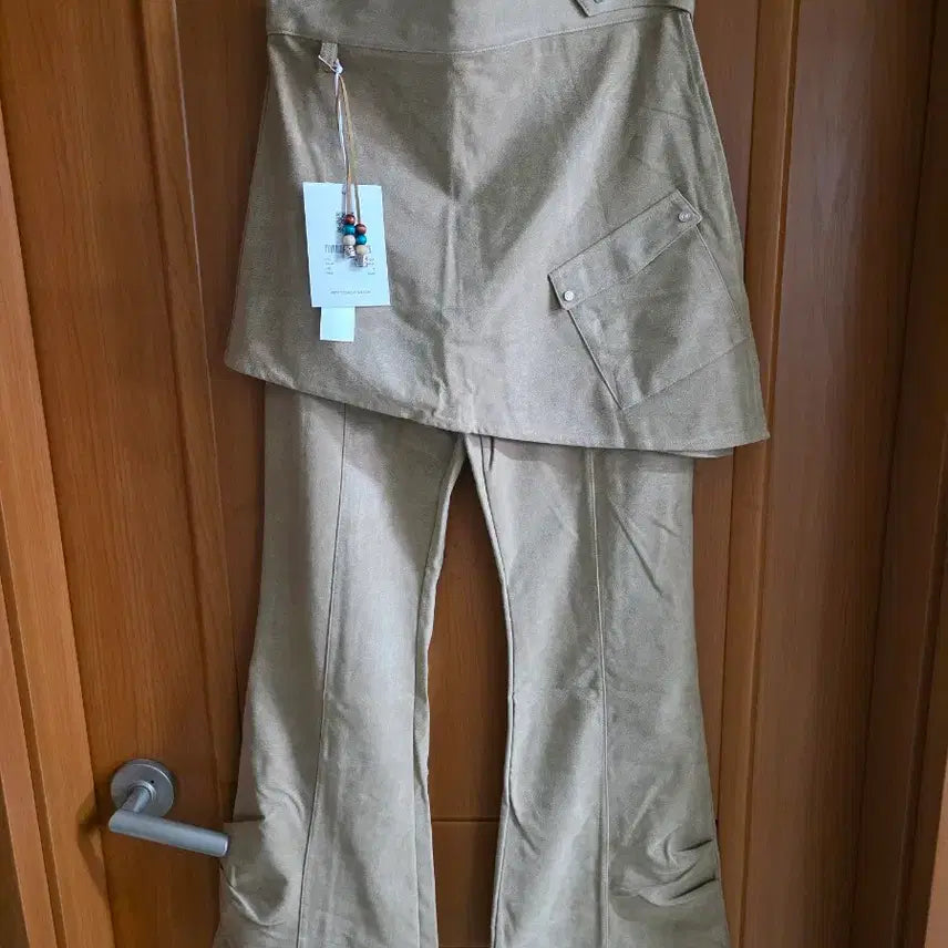 [BUNJANG] Musinsa DEBBY UPPER Beige Wrap Pants (M) / (새상품) 무신사 DEBBY UPPER 진베이지 랩 팬츠(M)