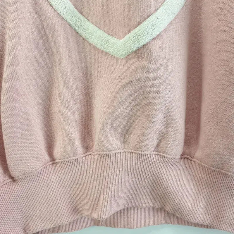 [BUNJANG] FREE M6367 Light Pink Sweatshirt / 여FREE 맨투맨 라이트 핑크 M6367