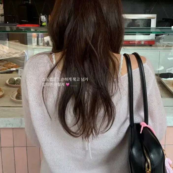 [BUNJANG] Lillycotts Dear Boat Neck Knit Lavender / lillycotts 릴리코츠 디어 보트넥 니트 라벤더