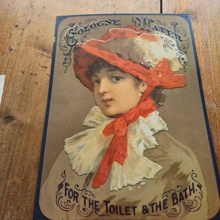 [BUNJANG] Vintage Tin Toilet Sign / 빈티지 틴 토일렛 사인보드