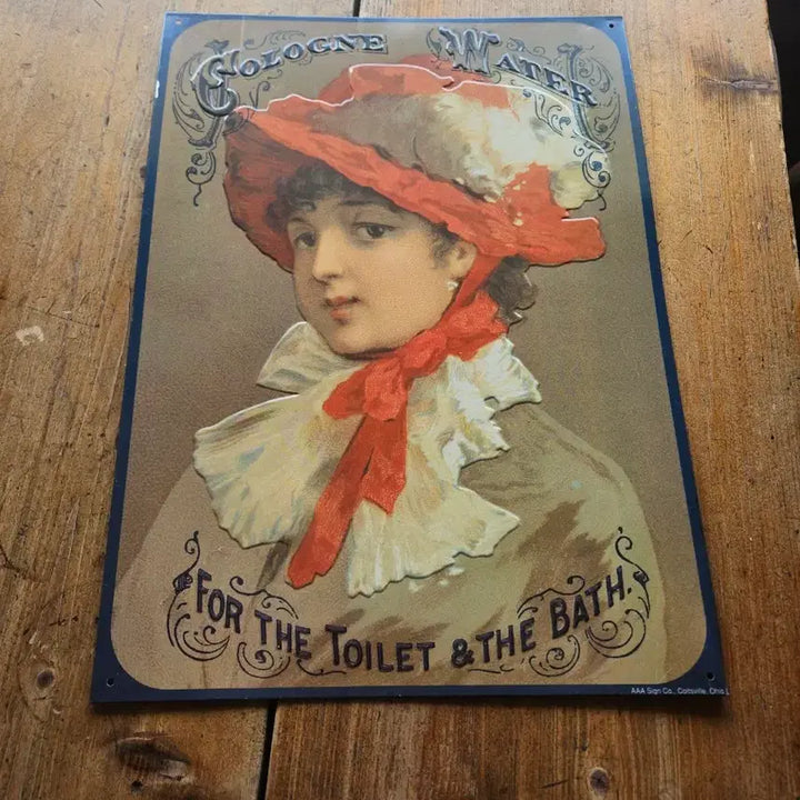 [BUNJANG] Vintage Tin Toilet Sign / 빈티지 틴 토일렛 사인보드