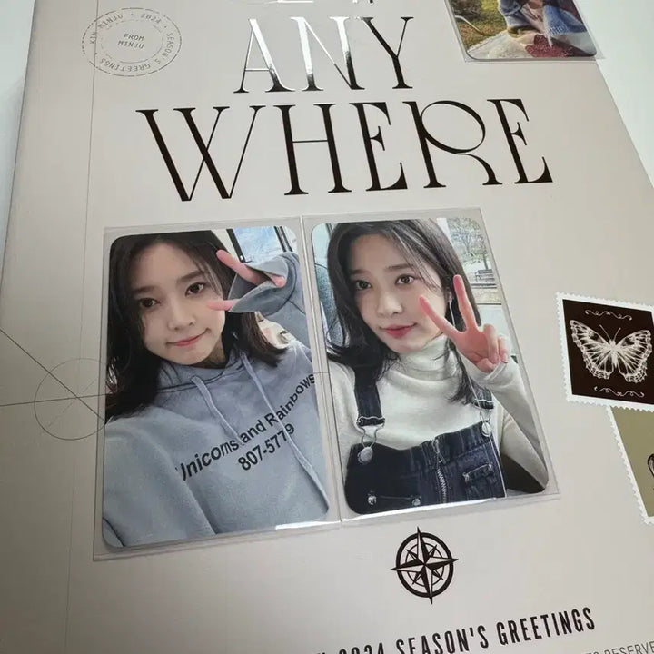[SOLD OUT] [급처] 배우 김민주(아이즈원) 공식 포카+시즌그리팅(2024&amp;2025)
