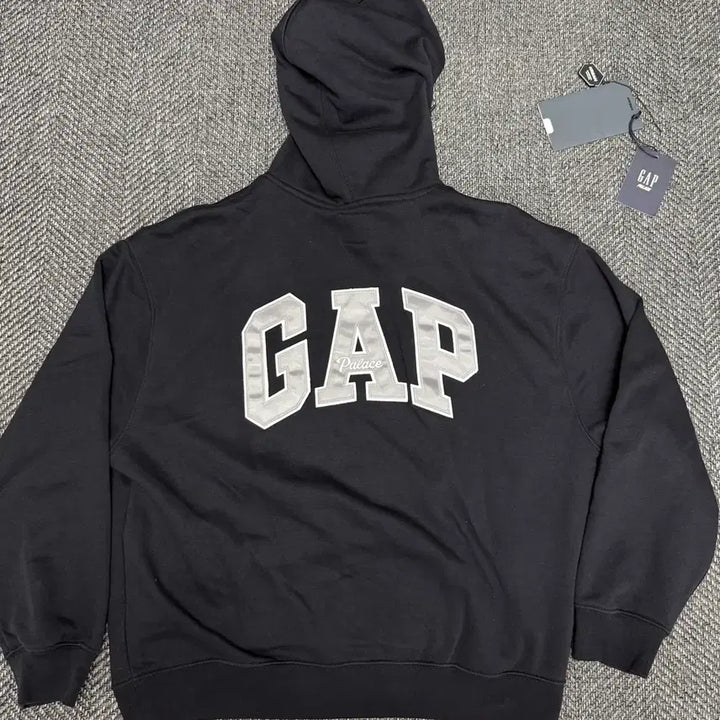 [BUNJANG] Palace x Gap Hooded Sweatshirt Black L / 팔라스 x 갭 후드 블랙 - 남자 L사이즈