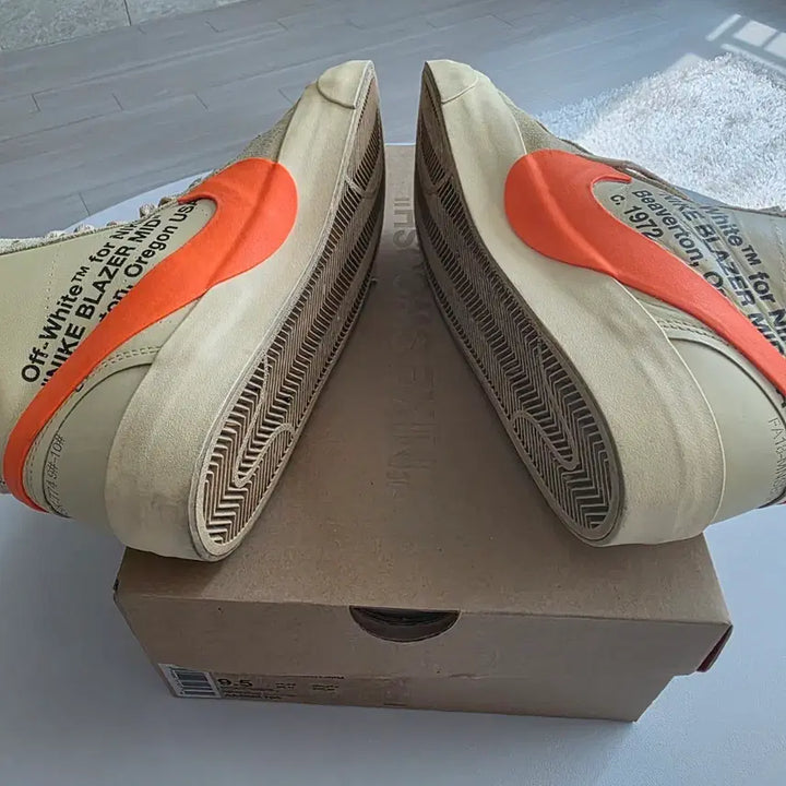 [BUNJANG] Nike Off-White Blazer Mid Halloween Sneakers / 나이키 x 오프화이트 블레이저 미드 할로윈