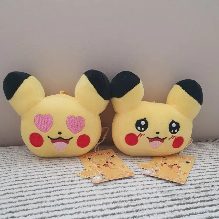 [BUNJANG] Pokemon Pikachu Doll Keychain 2-Set / 포켓몬스터 피카츄 인형 키링 2종 세트
