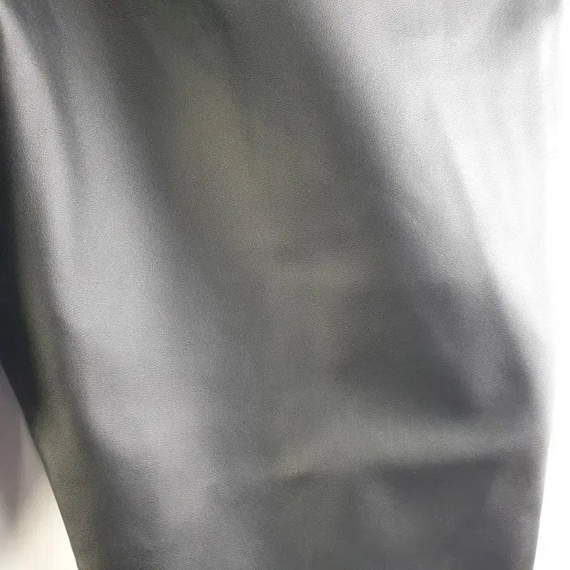 [BUNJANG] FREE Black Leather Pants / 여FREE 밴딩 가죽 바지 블랙 M6382