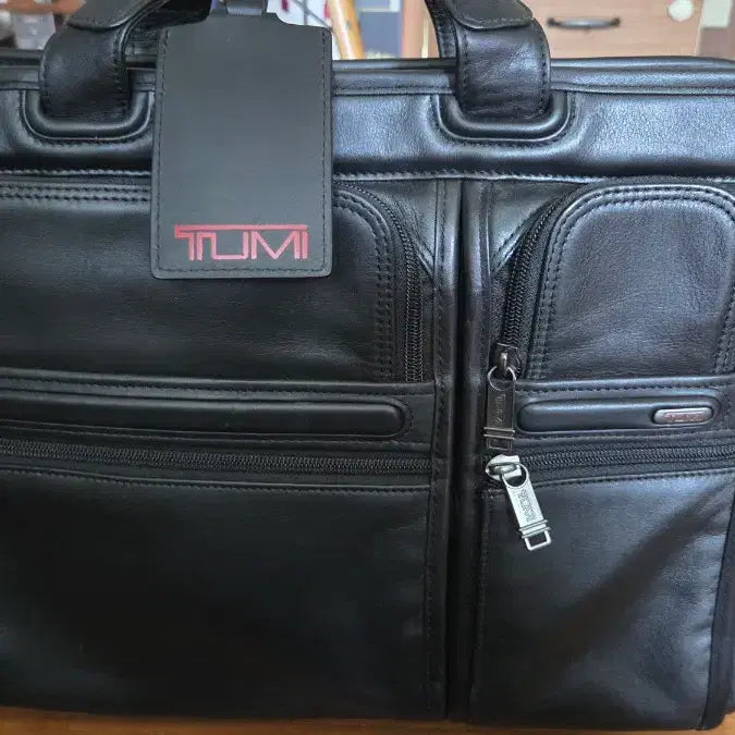 [BUNJANG] TUMI Alpha Bravo Leather Briefcase / TUMI 투미 알파브라보 가죽 서류가방 새상품 플구성 그대로