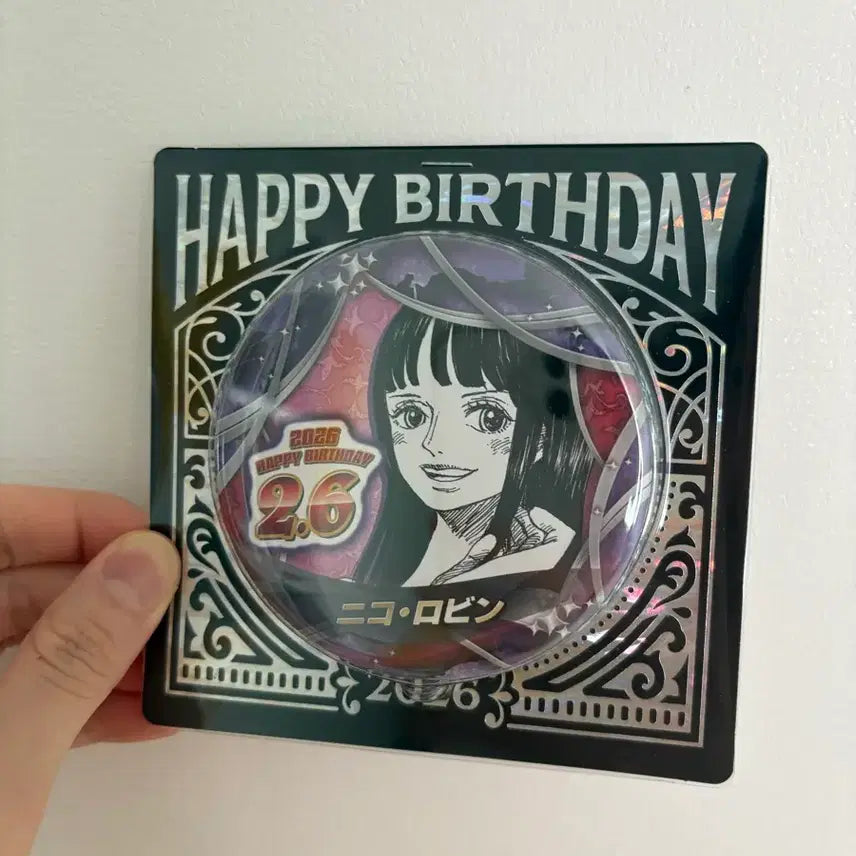 [SOLD OUT] 원피스 니코로빈 생일 2026 뱃지
