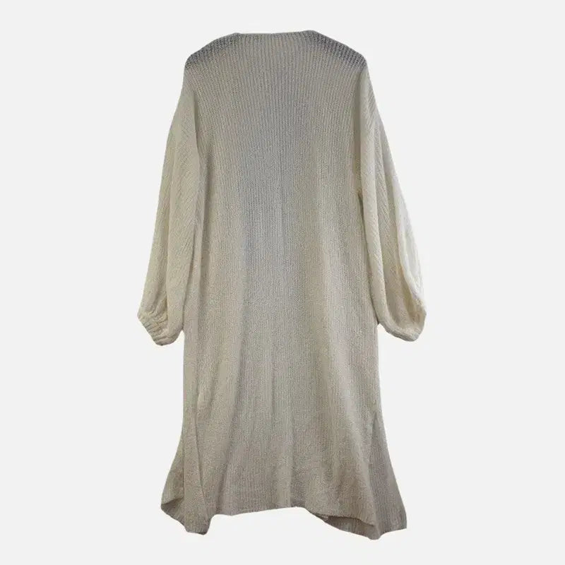 [BUNJANG] FREE Cream Long Cardigan / 여FREE 크림 롱 가디건 M6353