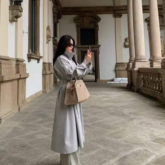 [BUNJANG] 엘보른 트렌치 코트 / 엘보른 트렌치 코트